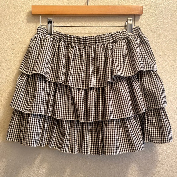 Forever 21 Women’s Tiered Ruffle Mini Skirt - Picture 1 of 4